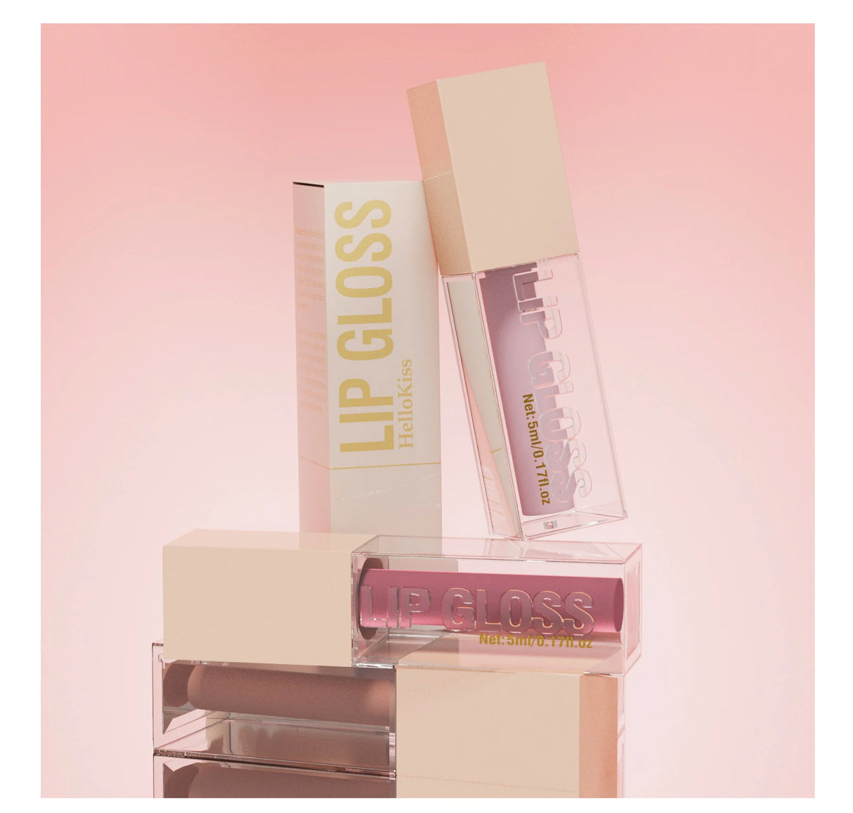 8 Color Non-stick cup Velvet Satin Gloss Lip glaze Mist Liquid matte lipstick Waterproof long-lasting color liquid