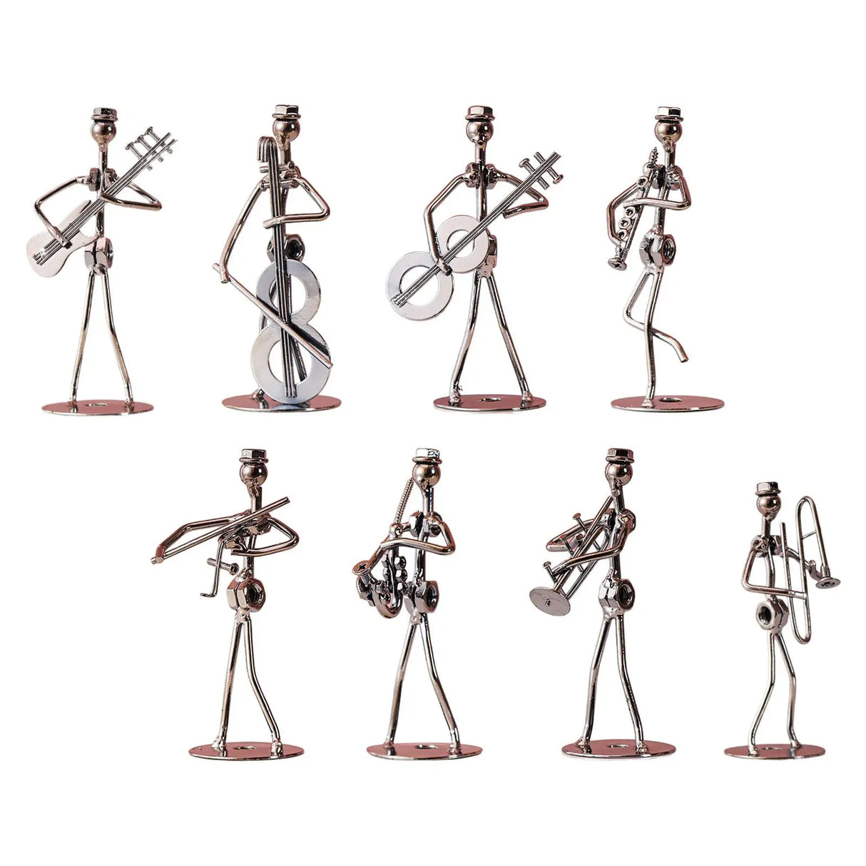 Musical Man Statue Musician Tabletop Figurine for Tabletop Spring Office