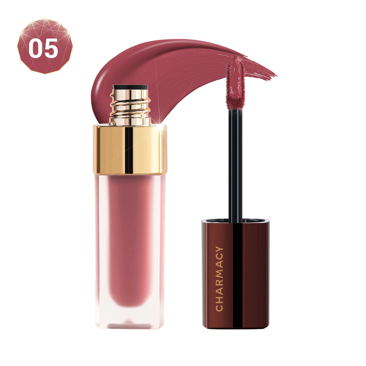 CHARMACY 8 Colors Lip Gloss Lasting Waterproof Velvet Moisturizing Liquid Lipstick Professional Non-stick Cup Lip Glaze Makeup