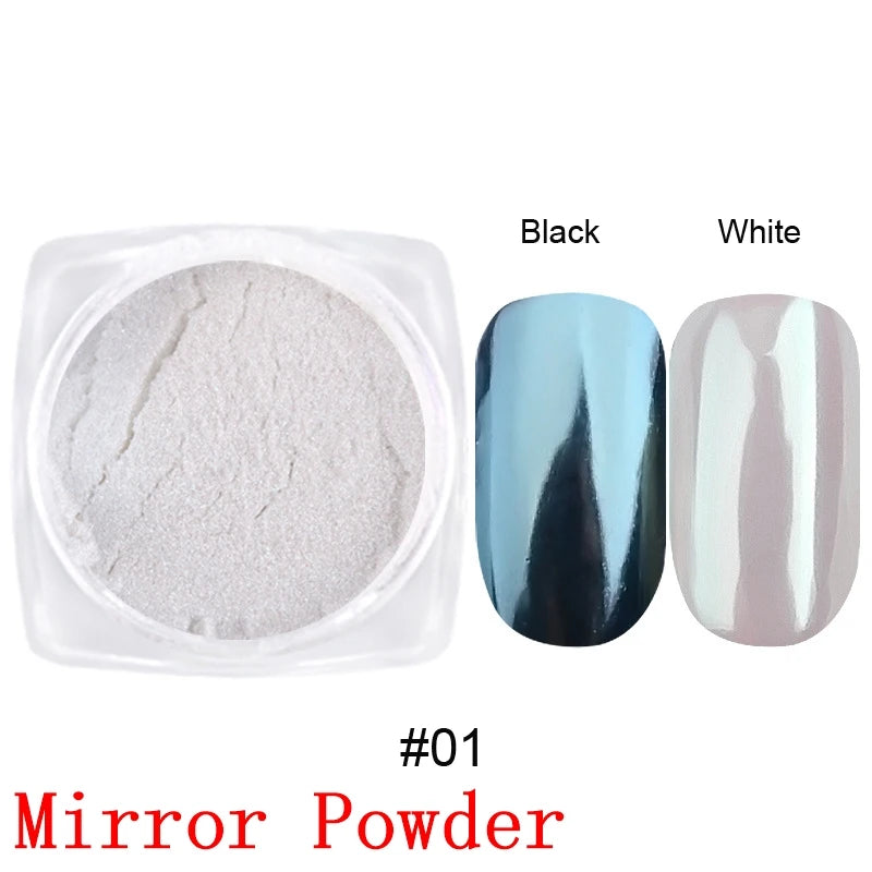 8ml Silver Mirror Metallic Nail Gels Polish UV Soak Off Paint Gel Polish Flower Drawing Gold Superbright Nails Lacquer UV Gel #*