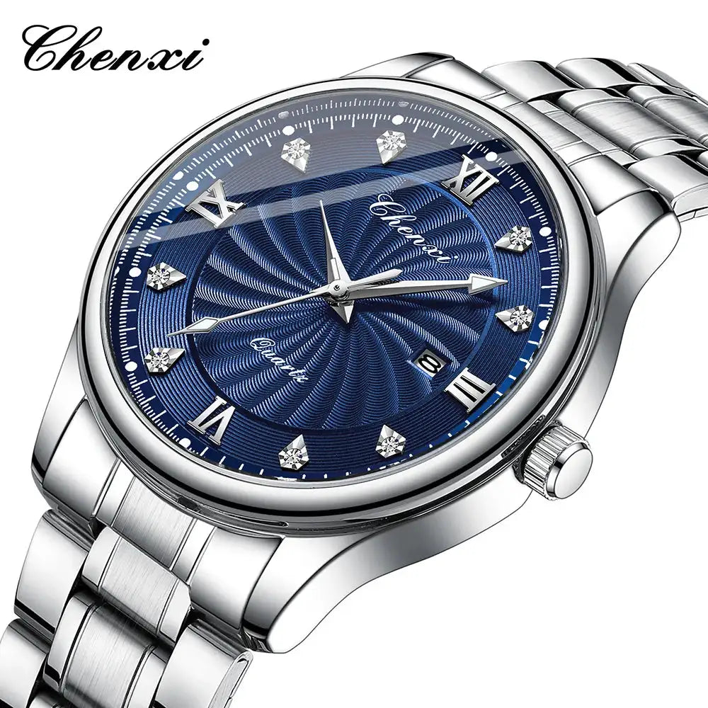 Luxury Watches For Men 2025 New CHENXI Fashion Casual 39mm Dial Waterproof Date Quartz Watch Man Original Reloj Hombre - Lootquake