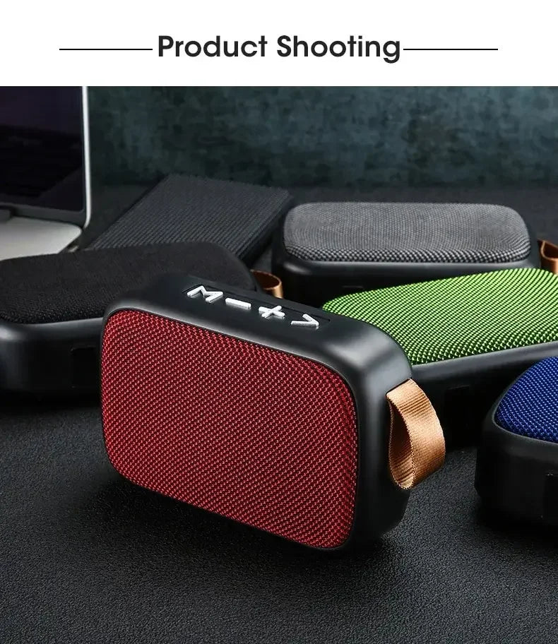 Altavoz Bluetooth inalámbrico para teléfono móvil, subwoofer, anunciador de voz de pago de alto volumen, altavoz pequeño con ranura para tarjeta