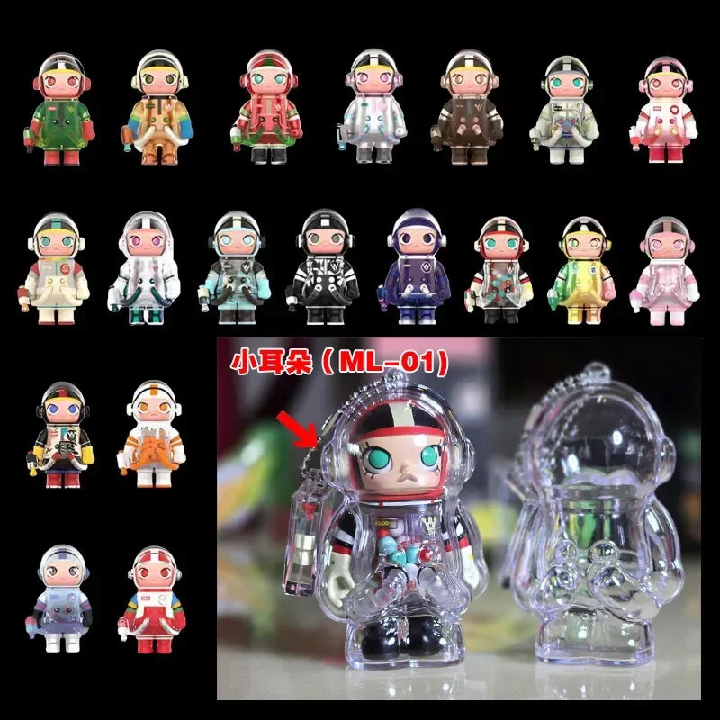 1pc Display Bag Case for molly100% 3rd generation transparent protective shell dust proof Dolls Storage Box no doll - Lootquake