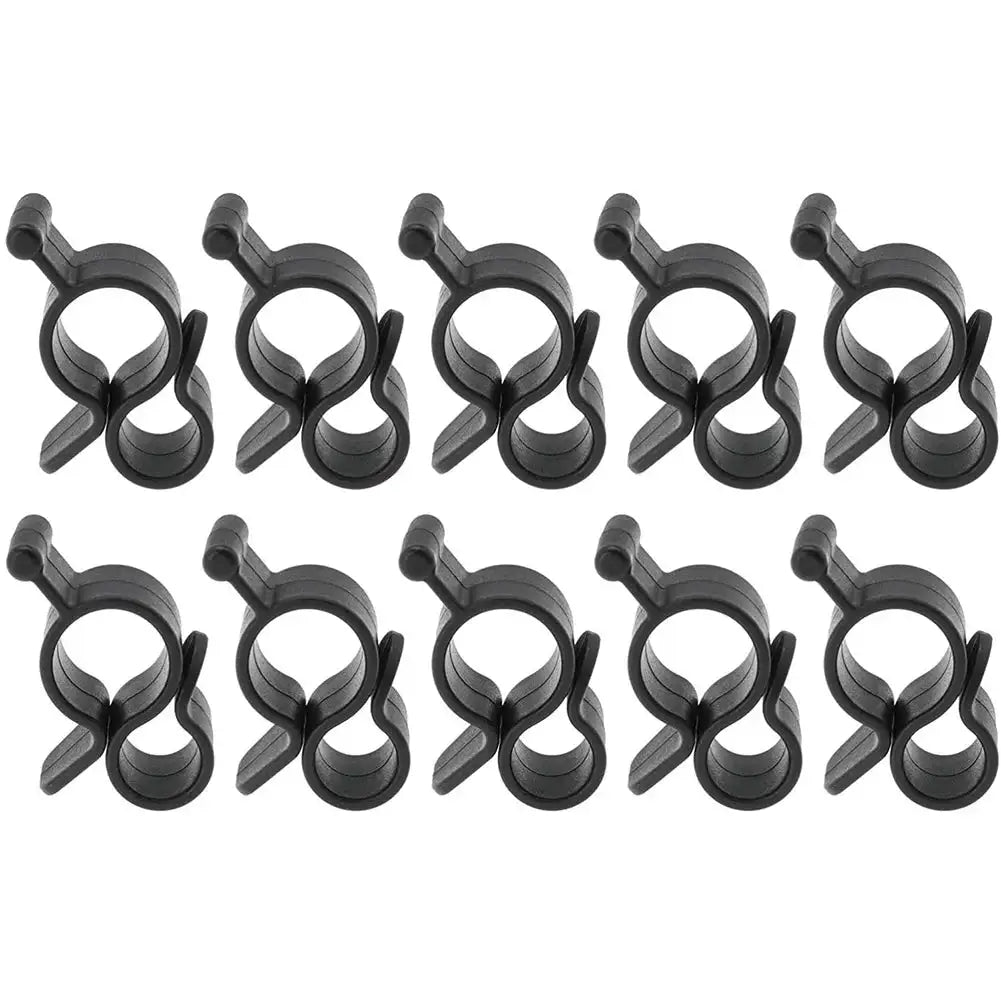 10 Pcs Camping Awning Hooks Clips RV Tent Hangers Light Hanger For Caravan Camper Multi Use RV Traveling Tent Clip Light Hanger - Lootquake