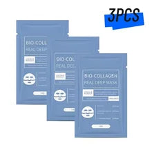 Mascarilla facial de biocolágeno (1/3/5/10 unidades), antiarrugas, aclara líneas finas, reafirma la piel, antiedad, ilumina, cuidado de la piel, cosmética coreana.