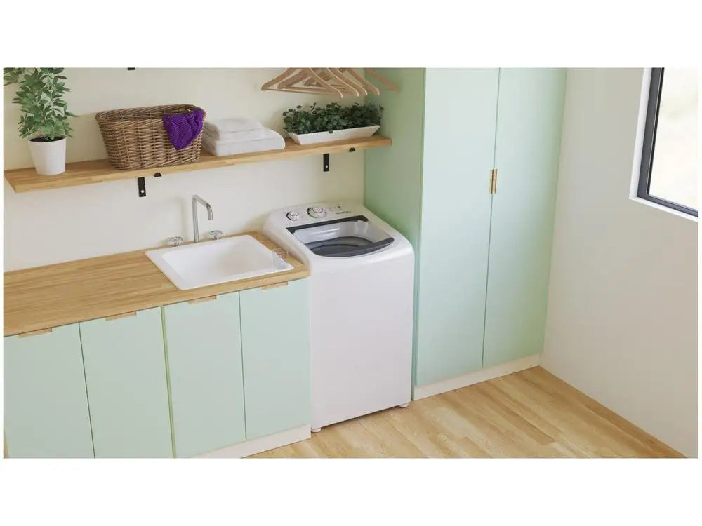 Lave-linge Consul 12 kg 16 programmes de lavage blanc CWH12 - 110 V