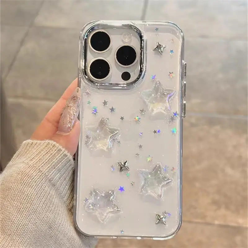 Luxury 3D Star Bling Glitter Shockproof Phone Case