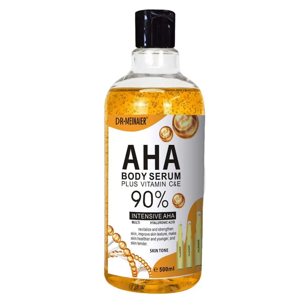 Crema corporal hidratante con nicotinamida y vitamina C de 500 ml. Antiedad, peeling, cuidado de la piel, aclaramiento.