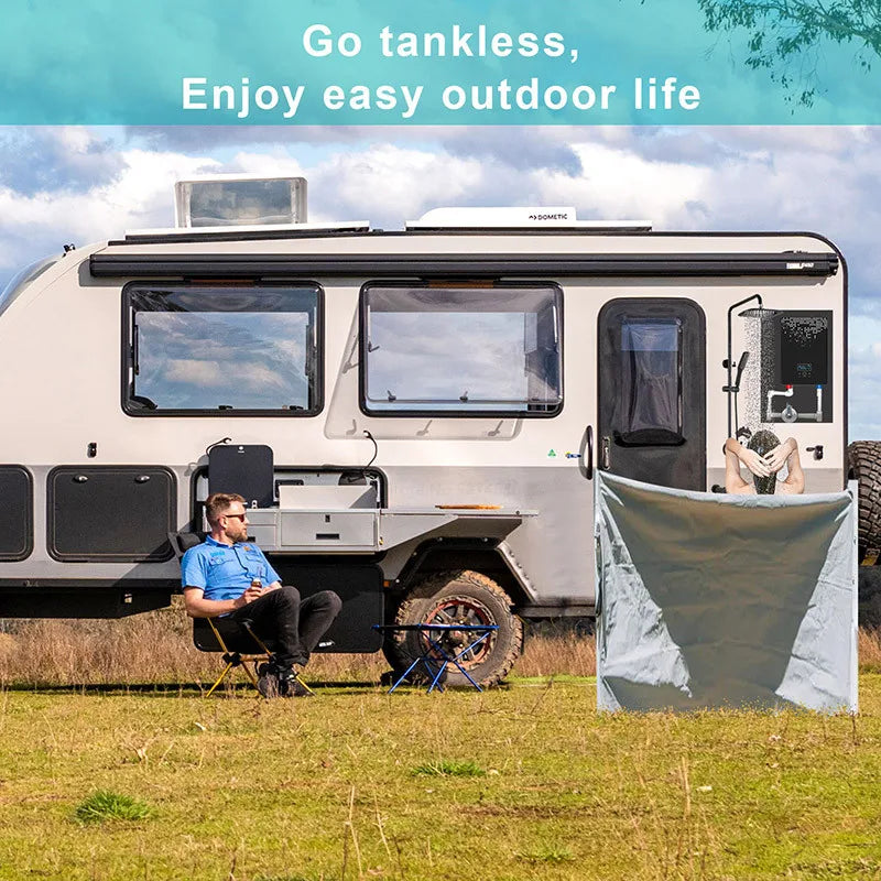 Chauffe-eau électrique instantané 220 V 6 500 W, robinet de salle de bain, de cuisine, affichage numérique, température automatique