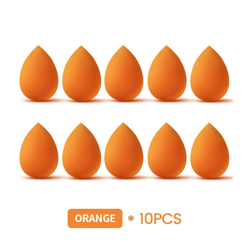 IMAGIC 10Pcs/Kit Makeup Sponge Set Soft Colorful Cosmetic Puff Powder Foundation Beauty Tool Wholesale Women Beauty Makeup Tool