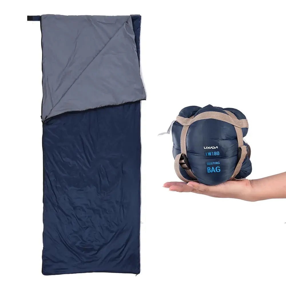 Saco de dormir portátil para exteriores Lixada de 190 x 75 cm, para acampar, viajar, senderismo, multifunción, ultraligero, 680 g, para mochileros.