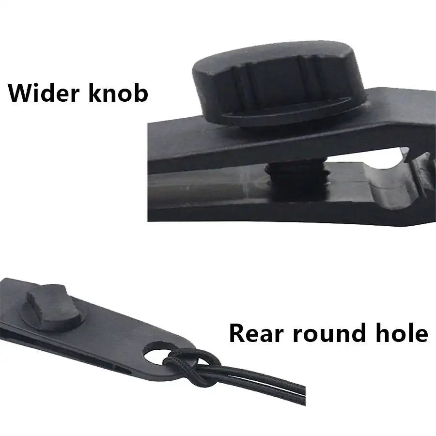 Tarp Clips Heavy Duty Thumb Screw Tarp Clamps Lock Grip Tent Clamps for Tarps Awning Supporting Tarpaulins - Lootquake