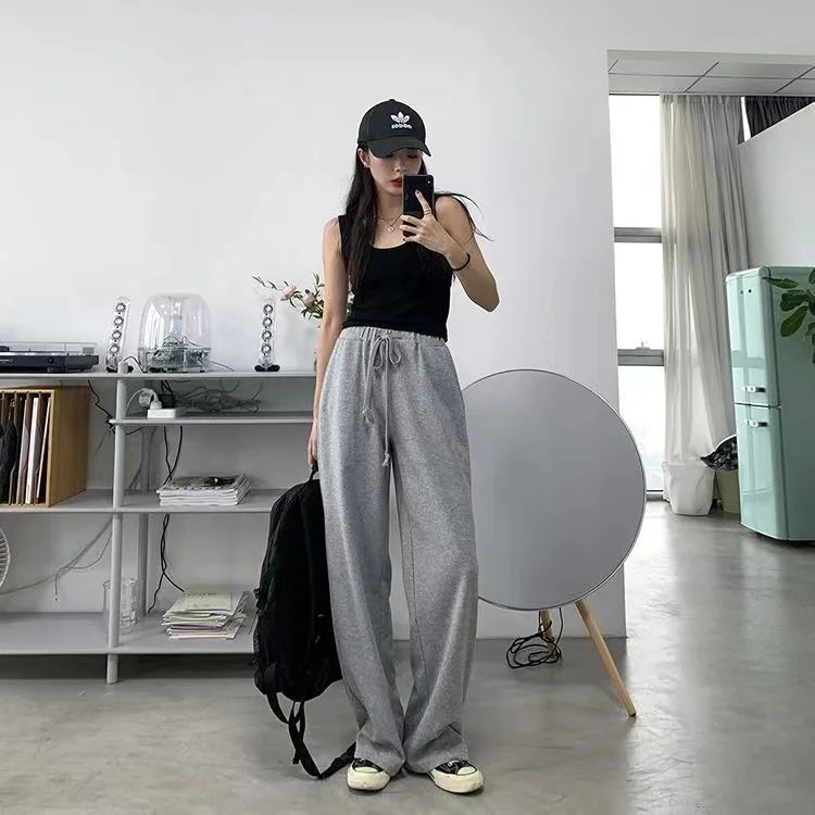 American New Detachable Design Sense Tooling Jeans Female Y2K Fashion Gothic Retro High Street Straight Small Vibe Waisted Pants - Lootquake