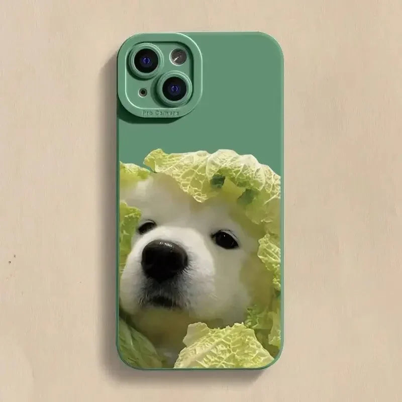 Cute Bread Dog Soft Phone Case