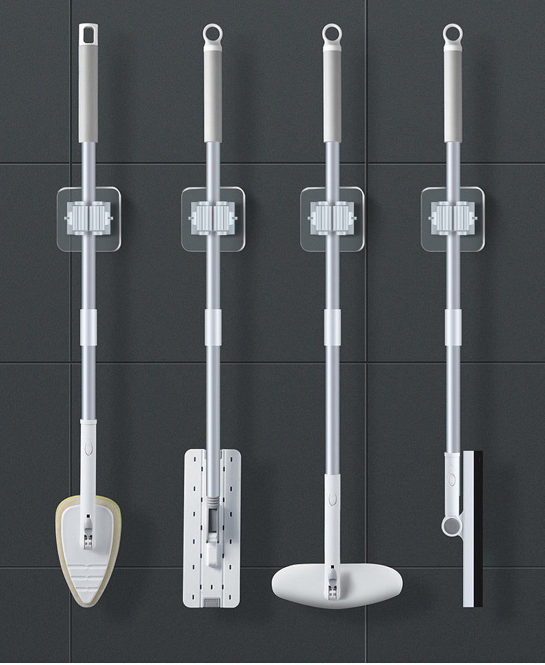 Lot de 2 ou 4 supports de rangement pour salle de bain, ventouses, crochets sans traces, fixation murale, support pour balai, étanche