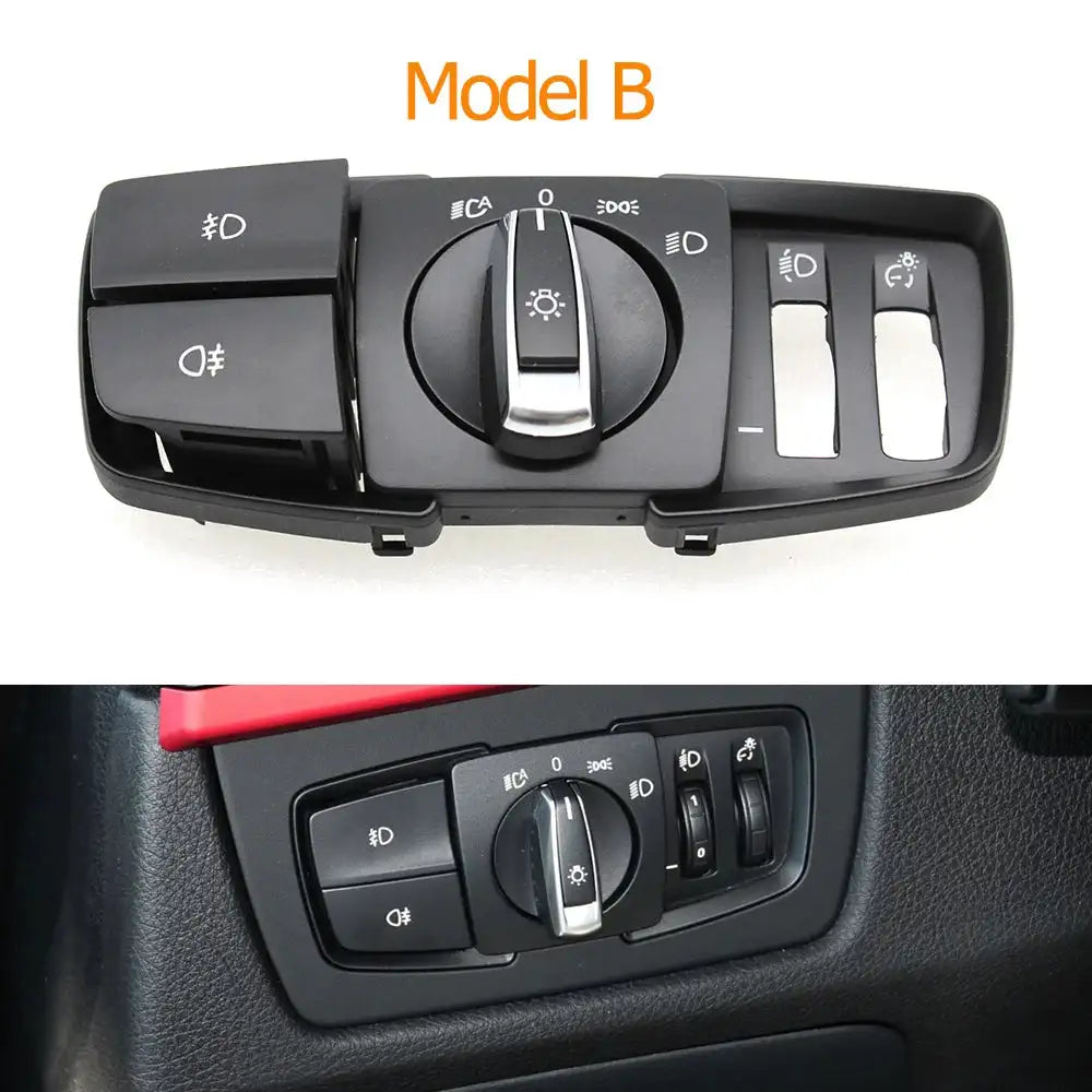 Dashboard Headlamp Headlight Switch Rotary Button Cover Panel Replacement For BMW 1 2 3 4 Series F20 F21 F22 F23 F30 F34 F32 F36 - Lootquake