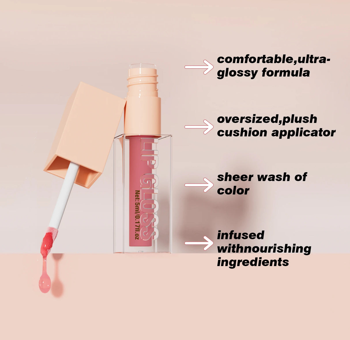 8 Color Non-stick cup Velvet Satin Gloss Lip glaze Mist Liquid matte lipstick Waterproof long-lasting color liquid