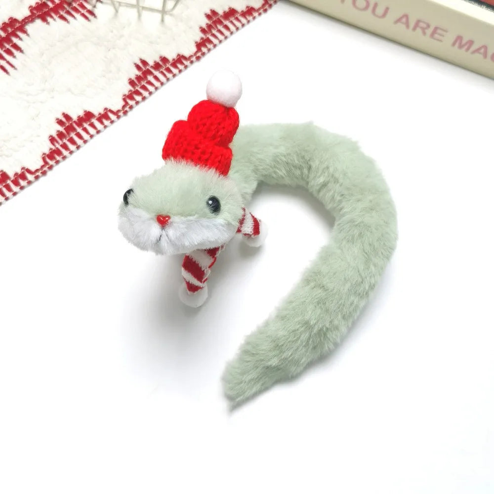 Year of The Snake Plush Toy Wrap Around Arm Little Snake Stuffed Plush Doll Comfort Kawaii Green Snake Animal Doll Children Gift - Lootquake