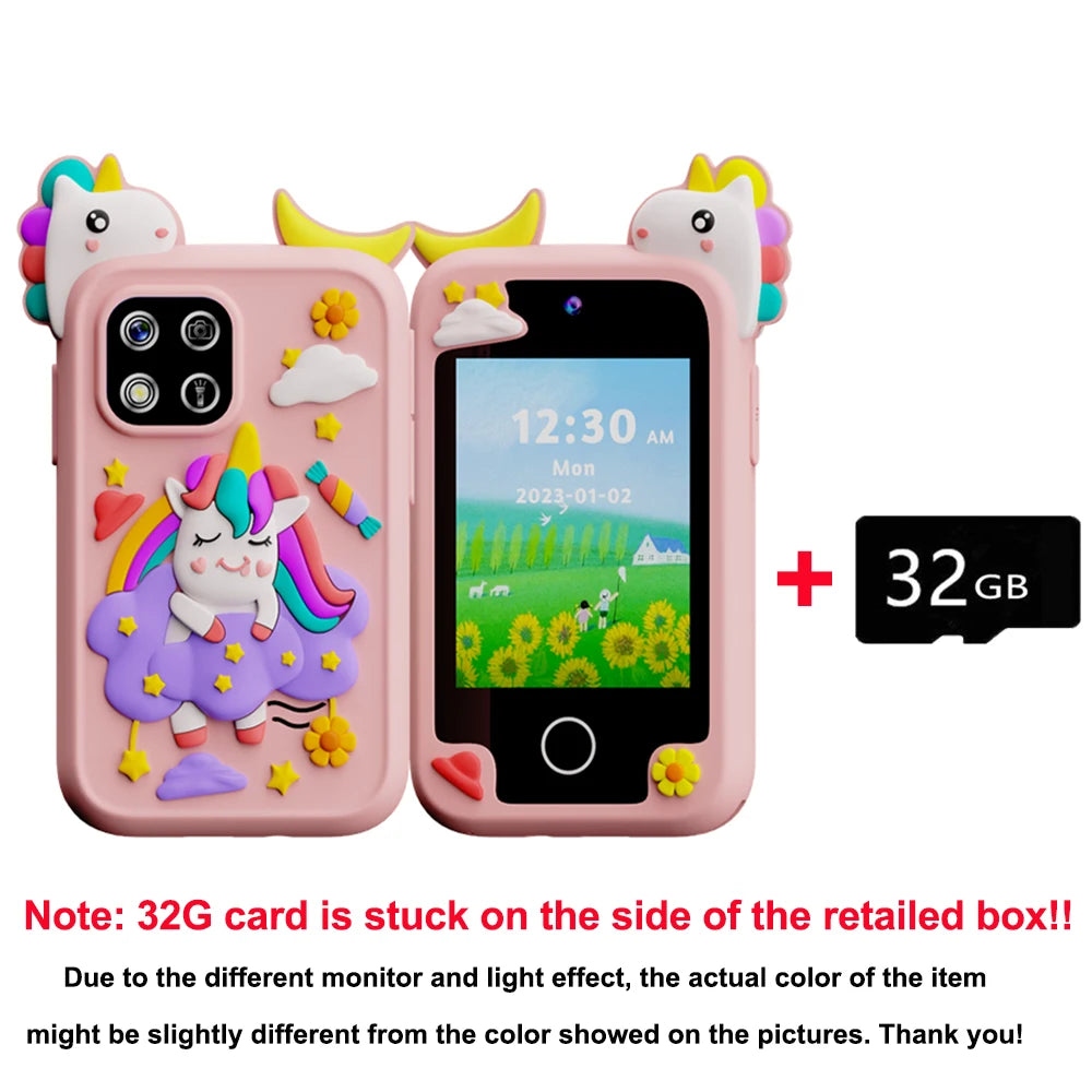 New Mini Phone Children Toy Musical Unicorn Dinosaur Baby Mobile Camera MP3 Player Educational Toys Kids Christmas Birthday Gift - Lootquake