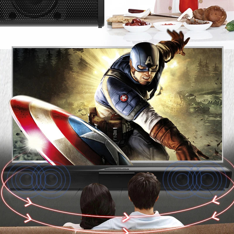 Sistema de sonido para cine en casa, altavoces Bluetooth para TV, barra de sonido, subwoofer, radio, centro de música, radiocasete, columna, gran oferta