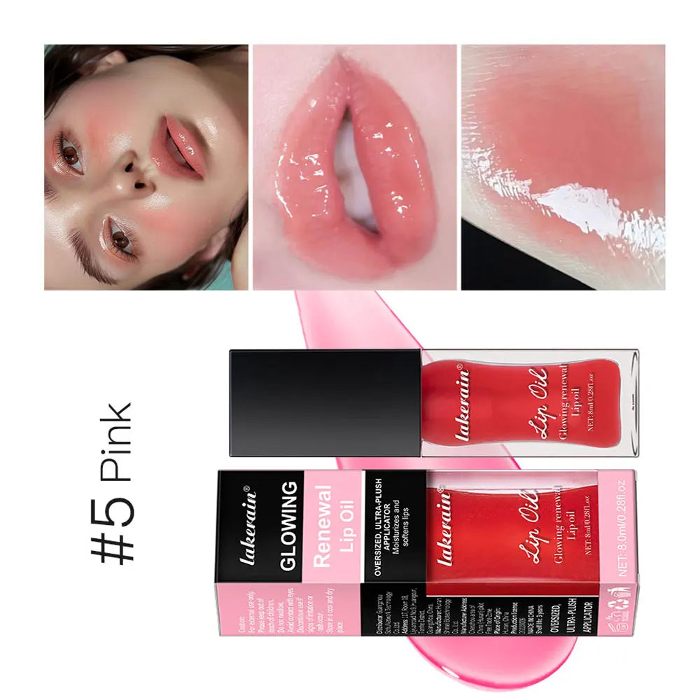Elf Lip Oil Transparent Ice Velvet Lip Glaze Matte Matte Pigment Lipstick Lip Gloss Student Affordable Makeup 7Colors Lip Oil