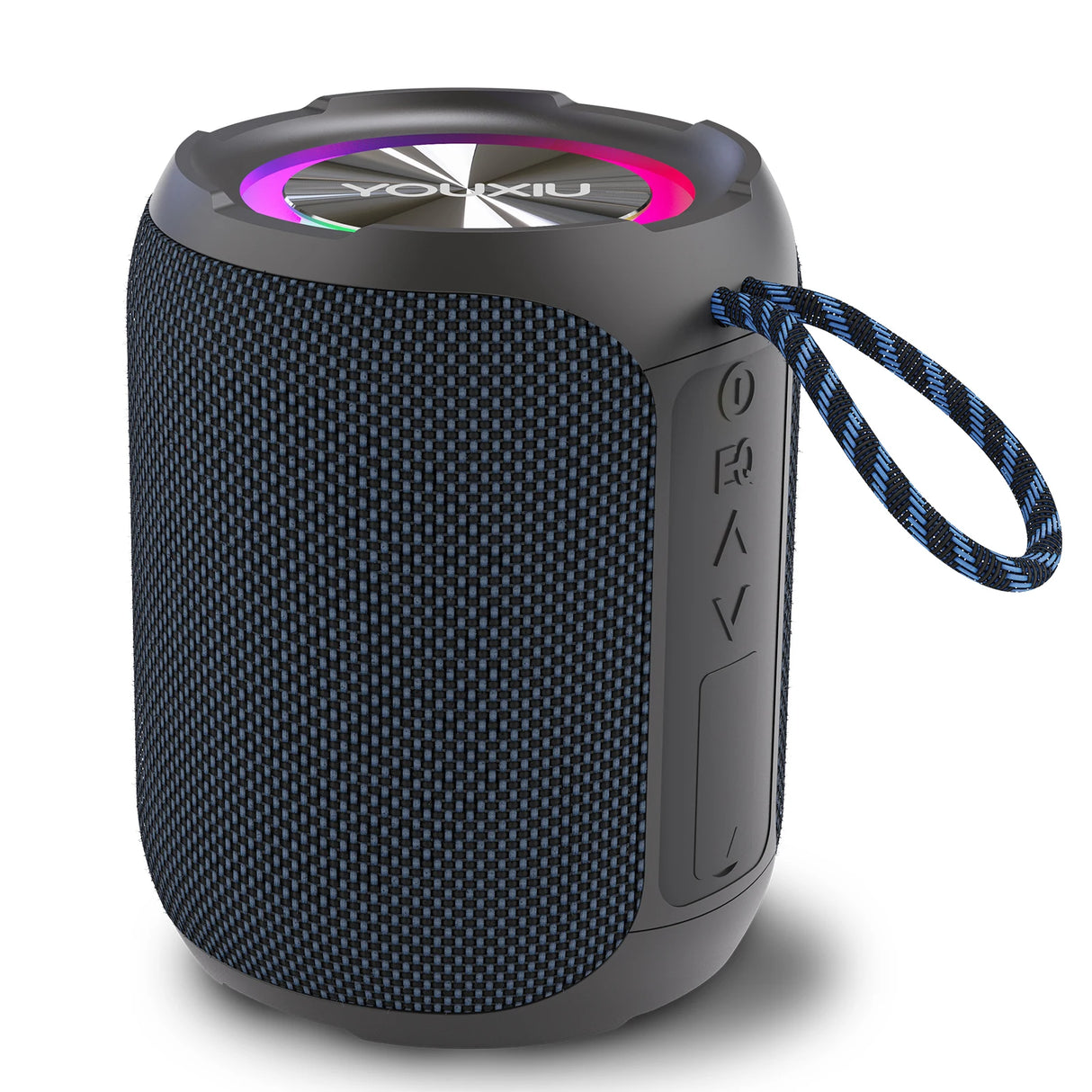 Altavoz Bluetooth portátil BT5.0 IPX7, impermeable, estéreo, música envolvente, inalámbrico, con luz LED, subwoofer, para exteriores.