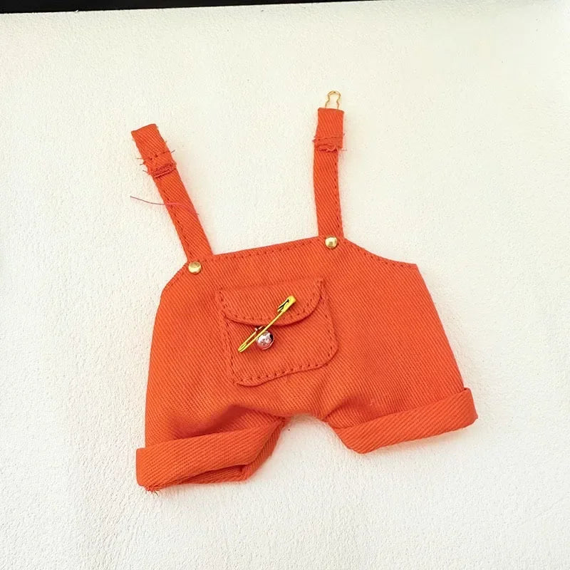 Vêtements de poupée Labubu Big Into Energy, combinaison d'été de remplacement avec chapeau de paille et ceinture pour Ropa Labubu