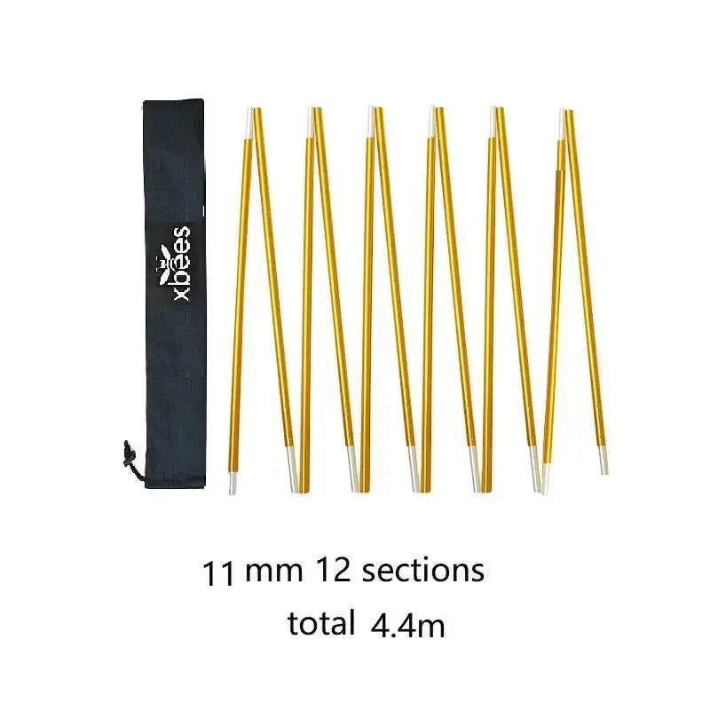 Camping Alloy Tent Poles DIY Tent Rod Skeleton 8.5mm 9.5mm 11mm - Lootquake