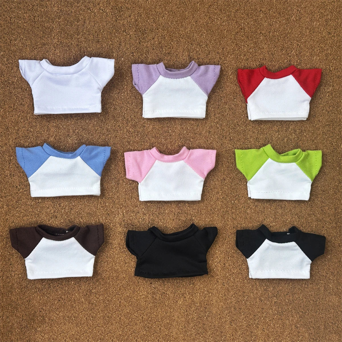 Labubu Clothing V1 V2 Labubu Baby Clothes Multi Color Versatile Short Sleeve Top Cute Cartoon Doll Clothes Children'S Gifts Toys