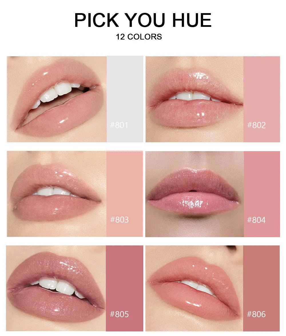 Mirror Lipgloss Moisturizing Sexy Lips Plumper Long Lasting Red Lip Gloss Tint Makeup Jelly Lip Glaze Cosmetics Lip Oil