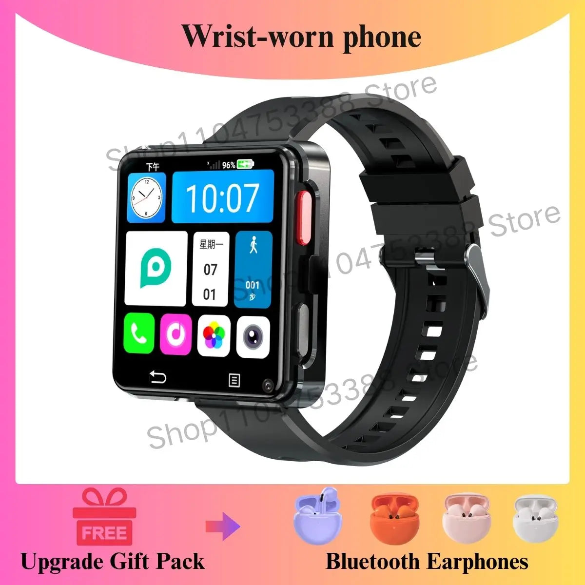 S998 4g Smart Watch 2025 Watches For Men Women With Bluetooth Wifi Android Sim Waterproof Camera Outdoor Smartwatch For Android