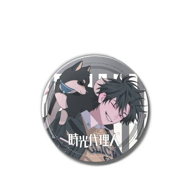 Anime Link Click Charles Lucas Jo Brooch Pin Badges Pins Cosplay Metal Brooches for Women Bag Accesorios Jewelry Fans Gifts - Lootquake