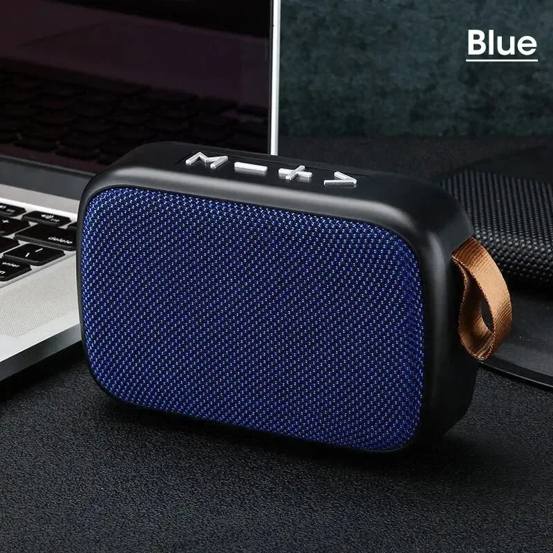 Altavoz Bluetooth inalámbrico para teléfono móvil, subwoofer, anunciador de voz de pago de alto volumen, altavoz pequeño con ranura para tarjeta