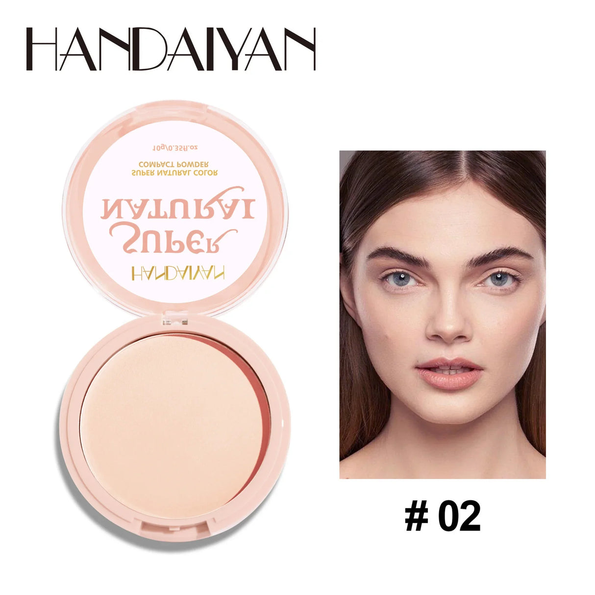8 Colors Matte Face Pressed Powder 24 Hours Oil Control Natural Foundation Brightening Full Coverage Setting Powder Face Makeup