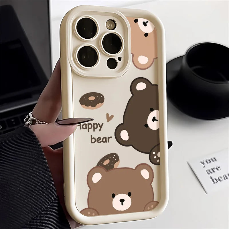 Cute Cartoon Bear Phone Case