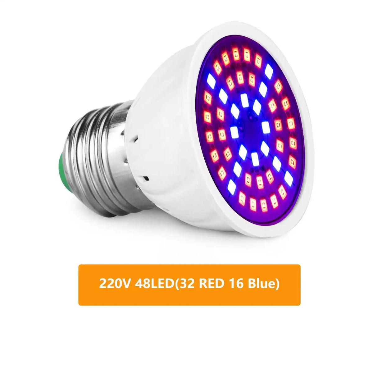 60/126/200 LED Grow Light Bulbs E27 Full Spectrum Grow Lamp Red Blue LED For Plants Indoor Hydro Flower Veg Grow Tent Phytolamp - Lootquake