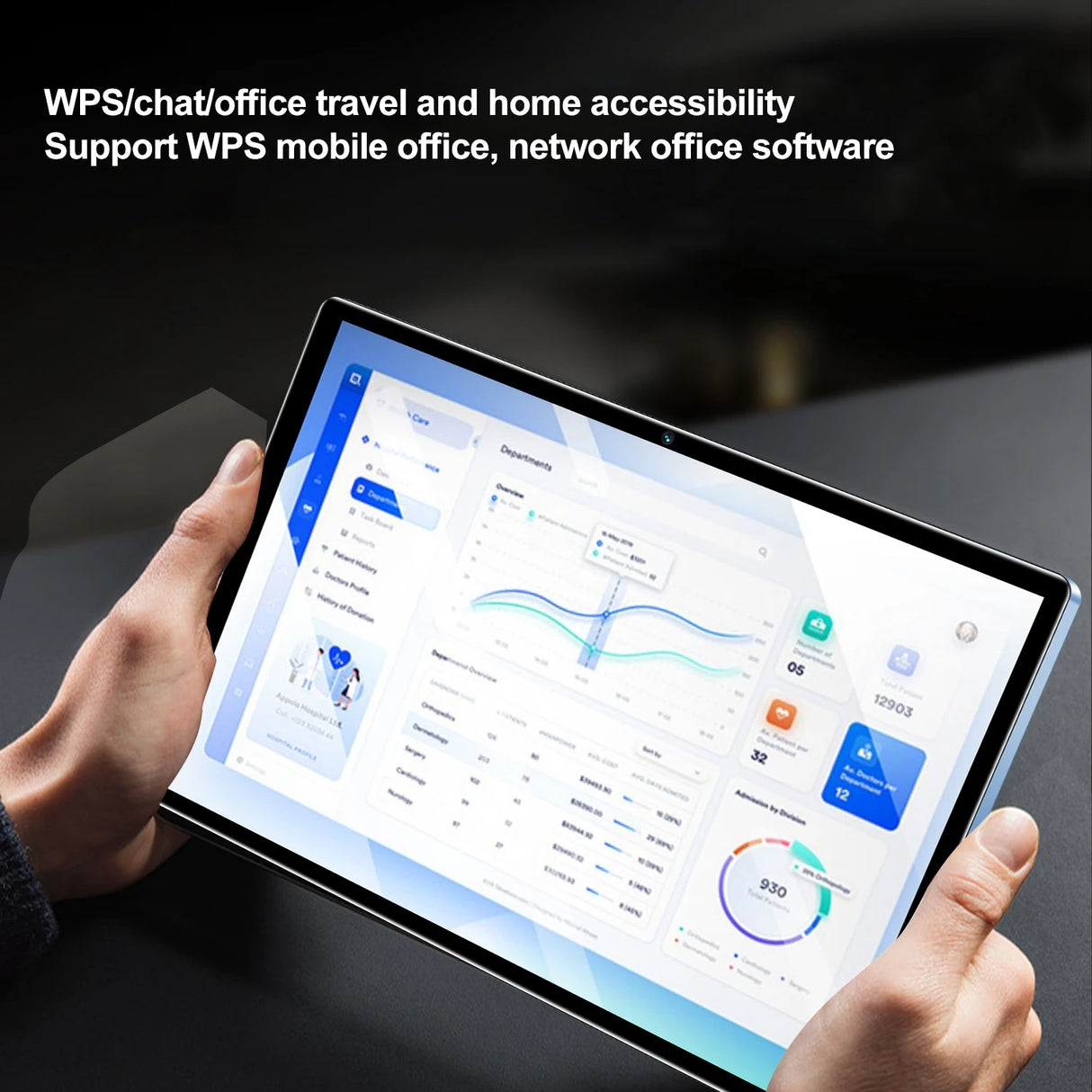 New 5G Pad 10.1 Inch Android Tablets Octa Core 8GB RAM 512GB ROM 4G LTE 5G WiFi Tablet Pc Double SIM Card HD Display 8000mAh