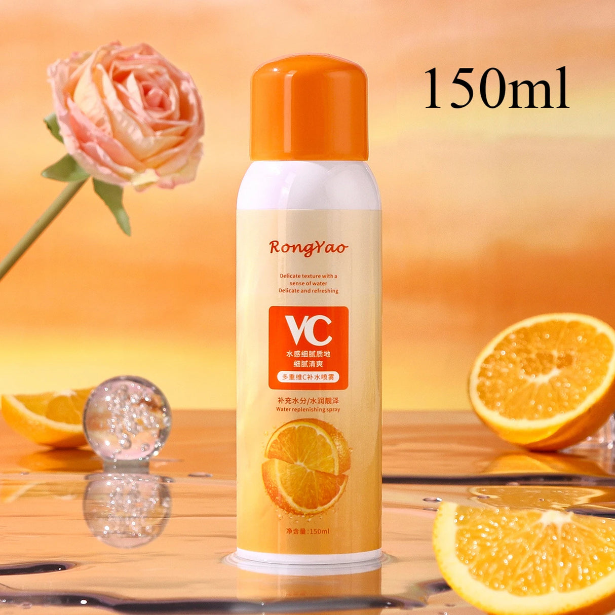 Spray hidratante con vitamina C Base de maquillaje refrescante Hidratante calmante Spray hidratante con vitamina C
