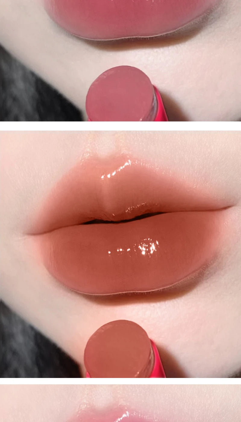 Brillo labial HERORANGE de alto brillo: duradero, sin transferencia, acabado espejo, tinte labial hidratante aterciopelado para un aspecto natural, vegano.