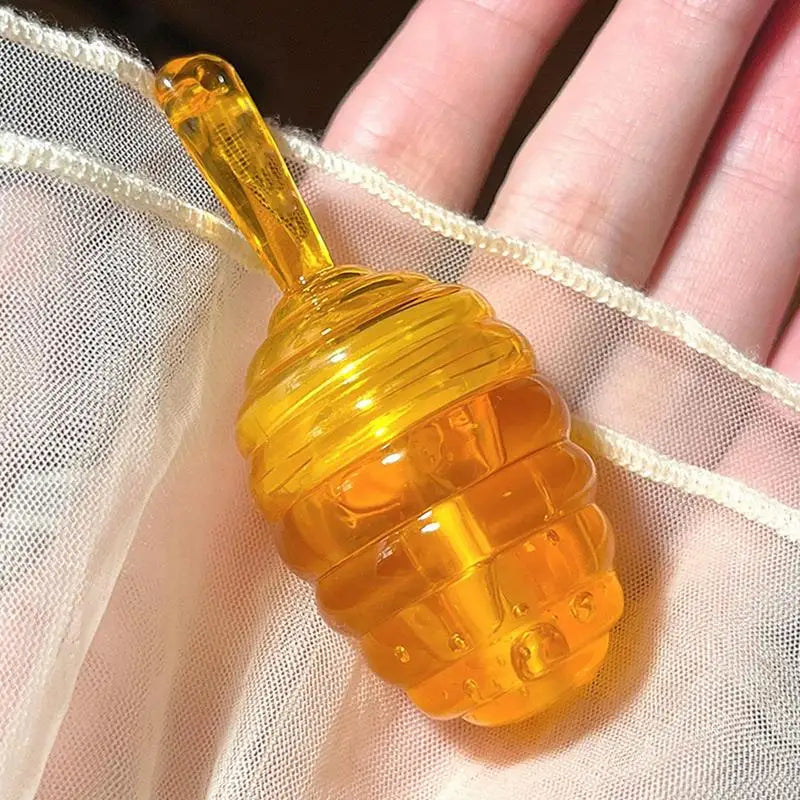 Huile à lèvres Lovely Honey Pot, brillant à lèvres, baume à lèvres hydratant pour le soin des lèvres, huile à lèvres transparente hydratante, rouge à lèvres liquide