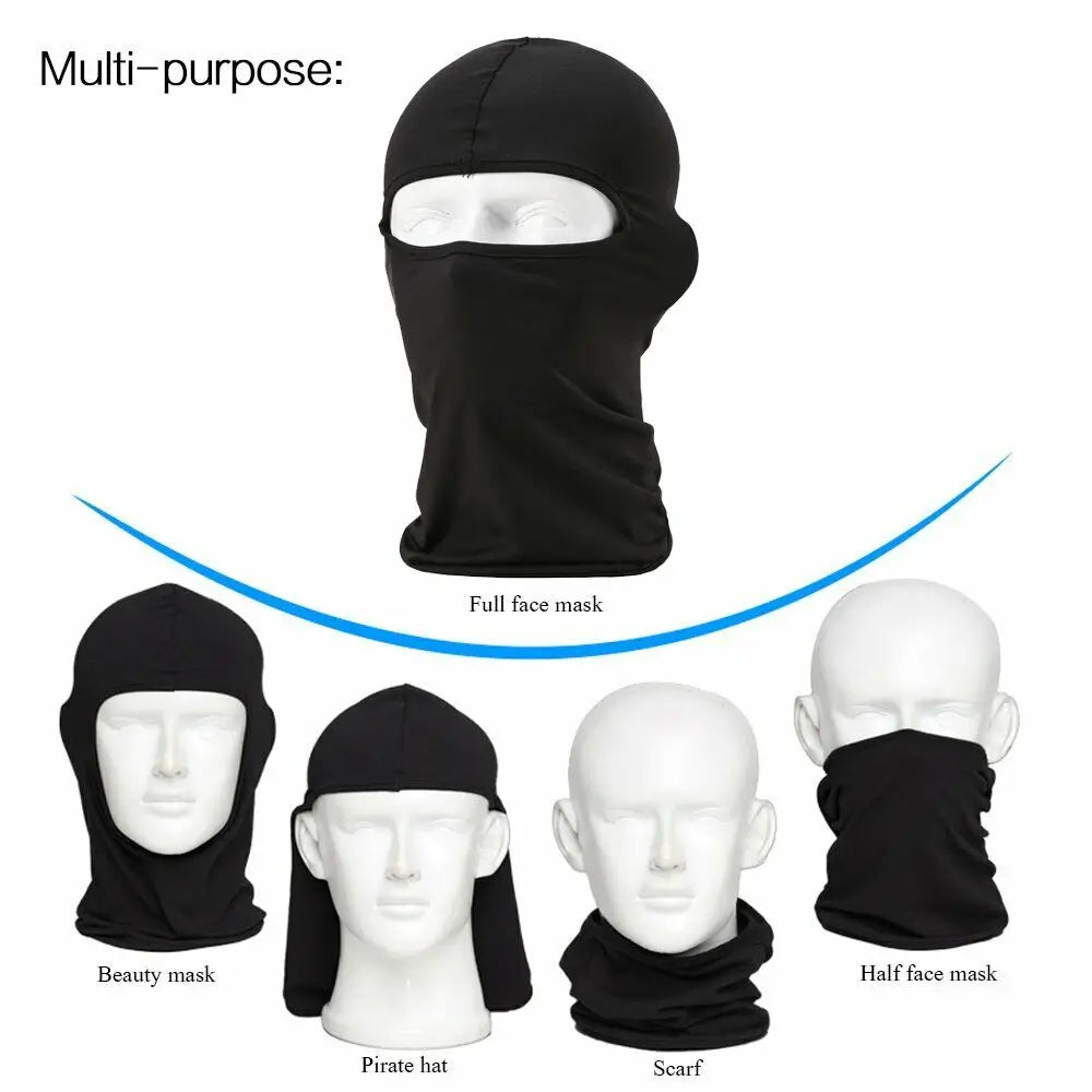 Balaclava Full Face Mask UV Protection Ski Sun Hood Tactical Motorcycle Helmet Bandana Neck Windproof Face Shield Biker Mask