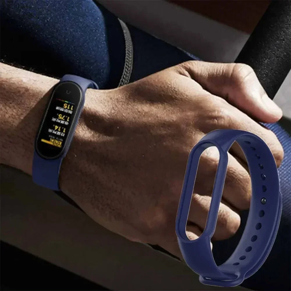 Watch Strap For Xiaomi Mi Band 7 6 5 4 3 Wristband Silicone Bracelet Wrist Straps MiBand 3/4 band5 band6 Smartwatch Accessories - Lootquake