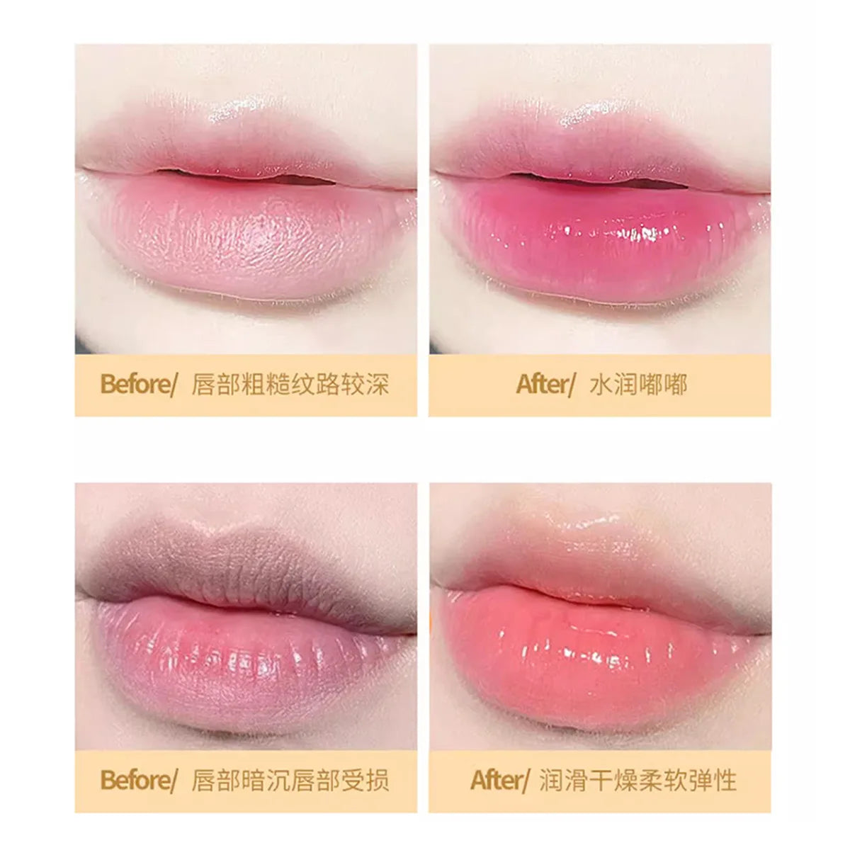 Rouge à lèvres magique qui change de couleur avec la température et garde les lèvres hydratées et pulpeuses