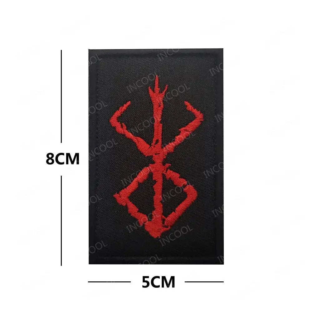 Embroidered Northern Europe Viking Compass Patches Rubber Viking Valknut Norse Runic Odin God Runes Glow In Dark - Lootquake