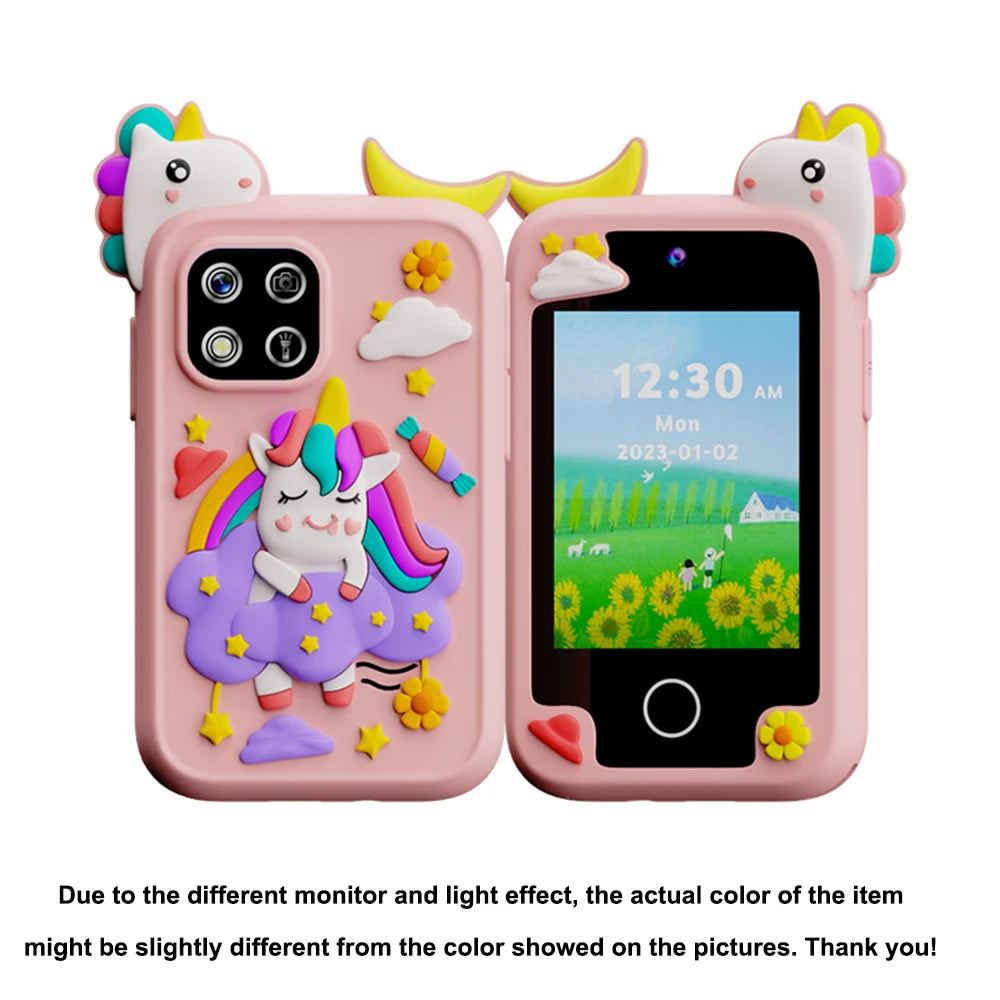 New Mini Phone Children Toy Musical Unicorn Dinosaur Baby Mobile Camera MP3 Player Educational Toys Kids Christmas Birthday Gift - Lootquake