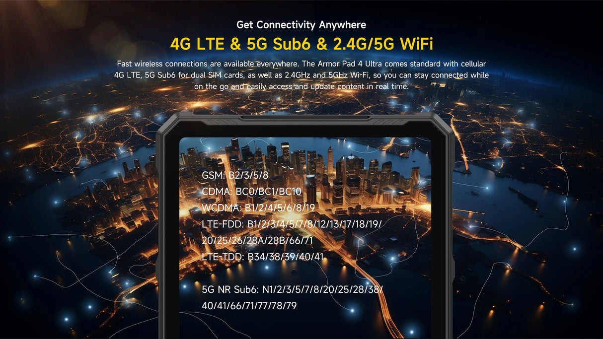 Tablette robuste Ulefone Armor Pad 4 Ultra 5G, écran 10,36 pouces, 2K, jusqu'à 16 Go de RAM, 256 Go de ROM, Android 14, 11 800 mAh