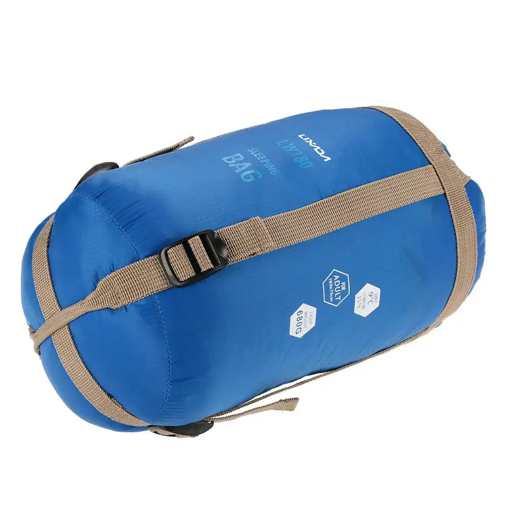 Saco de dormir portátil para exteriores Lixada de 190 x 75 cm, para acampar, viajar, senderismo, multifunción, ultraligero, 680 g, para mochileros.