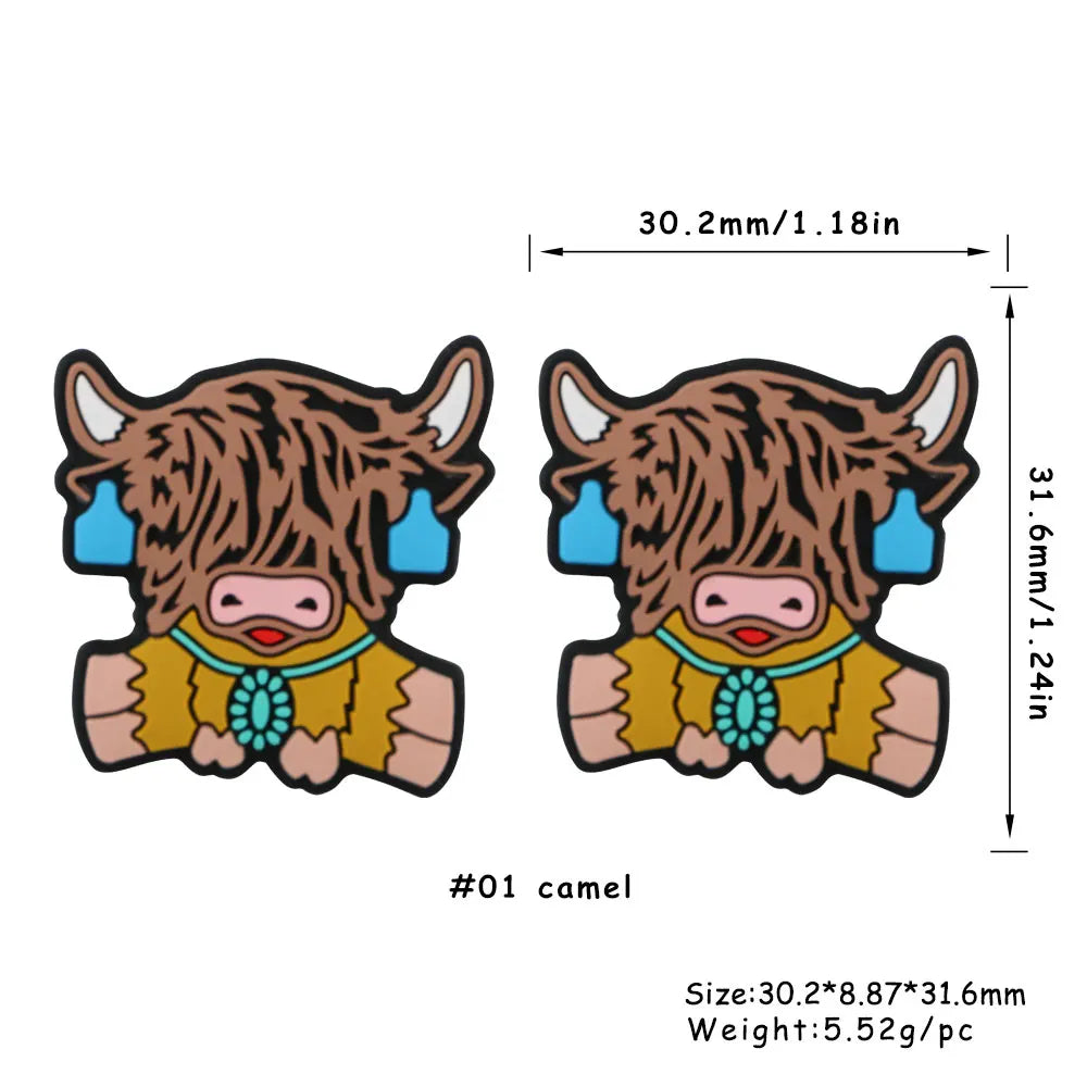 Kovict 5/10Pcs New Focal Silicone Beads Easter Series Bead For Jewelry Making DIY KeyChain Bracelet Necklace Pen Accessories - Lootquake