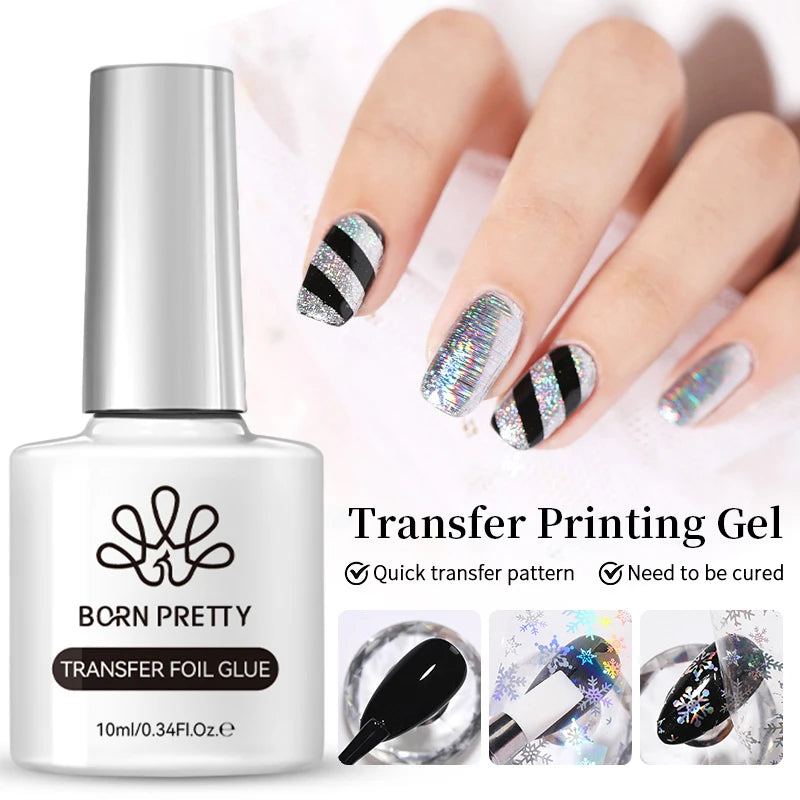 BORN PRETTY 10ml Reflective Glitter Gel Nail Polish Carat Mirage Sparkling Color Shine UV LED Soak Off Semi-Permanant Varnish