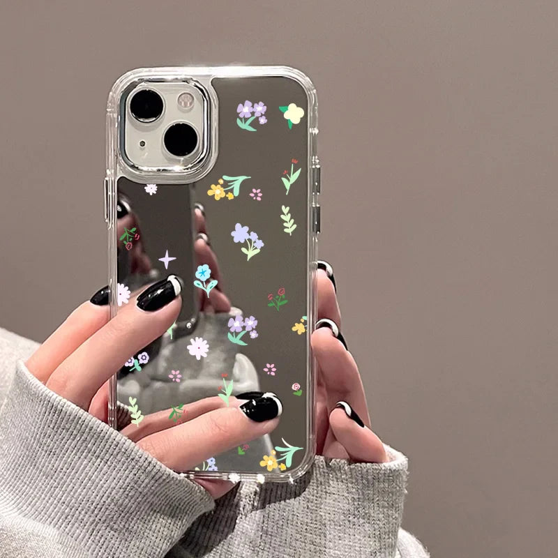 Flower Mirror Phone Case